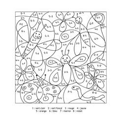 Dibujo para colorear: Coloreo Mágico Grado 5 (Colorear por Números) #193227 - Dibujos para Colorear e Imprimir Gratis