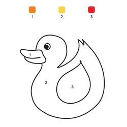 Dibujo para colorear: Coloreo Mágico Jardín de Infantes (Colorear por Números) #201529 - Dibujos para Colorear e Imprimir Gratis