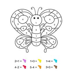 Dibujo para colorear: Coloreo Mágico Jardín de Infantes (Colorear por Números) #201540 - Dibujos para Colorear e Imprimir Gratis