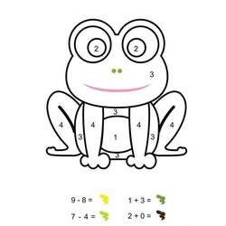 Dibujo para colorear: Coloreo Mágico Jardín de Infantes (Colorear por Números) #201542 - Dibujos para Colorear e Imprimir Gratis