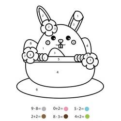 Dibujo para colorear: Coloreo Mágico Jardín de Infantes (Colorear por Números) #201548 - Dibujos para Colorear e Imprimir Gratis