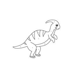 Dibujo para colorear: Dinosaurios Colorear por Números (Colorear por Números) #177968 - Dibujos para Colorear e Imprimir Gratis