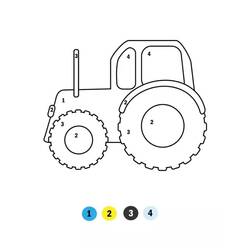 Dibujo para colorear: Mágico Fácil (Colorear por Números) #216681 - Dibujos para Colorear e Imprimir Gratis