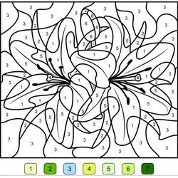 Dibujo para colorear: Mágico Jardín de Infantes (Colorear por Números) #180167 - Dibujos para Colorear e Imprimir Gratis