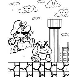 Dibujo para colorear: Mario Colorear por Números (Colorear por Números) #177922 - Dibujos para Colorear e Imprimir Gratis