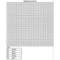 Dibujo para colorear: Minecraft Colorear por Números (Colorear por Números) #177940 - Dibujos para Colorear e Imprimir Gratis