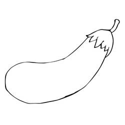Dibujos para colorear: Berenjena - Dibujos para Colorear e Imprimir Gratis