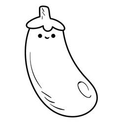 Dibujo para colorear: Berenjena (Comida y Nutrición) #207469 - Dibujos para Colorear e Imprimir Gratis