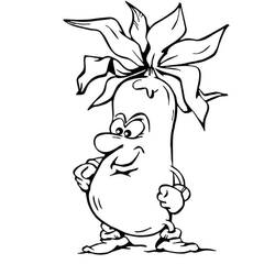 Dibujo para colorear: Berenjena (Comida y Nutrición) #207470 - Dibujos para Colorear e Imprimir Gratis