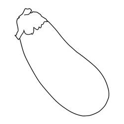 Dibujo para colorear: Berenjena (Comida y Nutrición) #207473 - Dibujos para Colorear e Imprimir Gratis