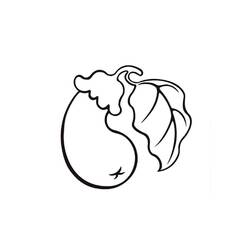 Dibujo para colorear: Berenjena (Comida y Nutrición) #207474 - Dibujos para Colorear e Imprimir Gratis