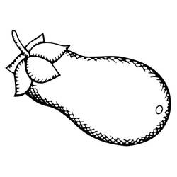 Dibujo para colorear: Berenjena (Comida y Nutrición) #207481 - Dibujos para Colorear e Imprimir Gratis