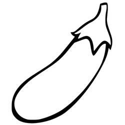 Dibujo para colorear: Berenjena (Comida y Nutrición) #207487 - Dibujos para Colorear e Imprimir Gratis