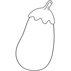 Dibujo para colorear: Berenjena (Comida y Nutrición) #207490 - Dibujos para Colorear e Imprimir Gratis