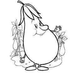 Dibujo para colorear: Berenjena (Comida y Nutrición) #207492 - Dibujos para Colorear e Imprimir Gratis