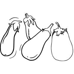 Dibujo para colorear: Berenjena (Comida y Nutrición) #207494 - Dibujos para Colorear e Imprimir Gratis