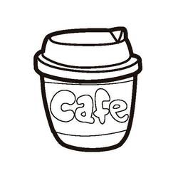 Dibujo para colorear: Café (Comida y Nutrición) #210501 - Dibujos para Colorear e Imprimir Gratis