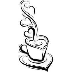 Dibujo para colorear: Café (Comida y Nutrición) #210502 - Dibujos para Colorear e Imprimir Gratis