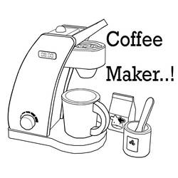 Dibujo para colorear: Café (Comida y Nutrición) #210512 - Dibujos para Colorear e Imprimir Gratis