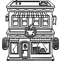 Dibujo para colorear: Café (Comida y Nutrición) #210518 - Dibujos para Colorear e Imprimir Gratis