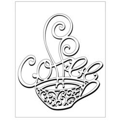 Dibujo para colorear: Café (Comida y Nutrición) #210525 - Dibujos para Colorear e Imprimir Gratis