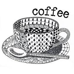 Dibujo para colorear: Café (Comida y Nutrición) #210526 - Dibujos para Colorear e Imprimir Gratis
