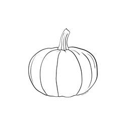 Dibujo para colorear: Calabaza (Comida y Nutrición) #166815 - Dibujos para Colorear e Imprimir Gratis