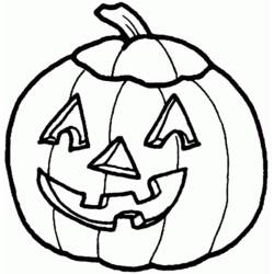 Dibujo para colorear: Calabaza (Comida y Nutrición) #166823 - Dibujos para Colorear e Imprimir Gratis