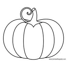 Dibujos para colorear: Calabaza - Dibujos para Colorear e Imprimir Gratis