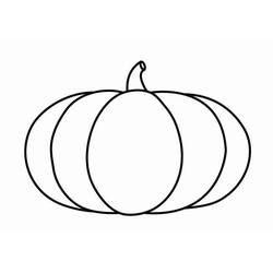 Dibujo para colorear: Calabaza (Comida y Nutrición) #166831 - Dibujos para Colorear e Imprimir Gratis