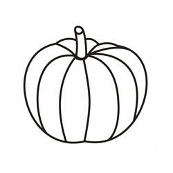 Dibujo para colorear: Calabaza (Comida y Nutrición) #166832 - Dibujos para Colorear e Imprimir Gratis