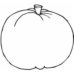 Dibujo para colorear: Calabaza (Comida y Nutrición) #166834 - Dibujos para Colorear e Imprimir Gratis