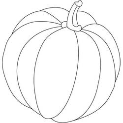 Dibujo para colorear: Calabaza (Comida y Nutrición) #166850 - Dibujos para Colorear e Imprimir Gratis