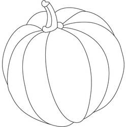 Dibujo Calabaza (Comida y Nutrición) #166861 para imprimir y colorear