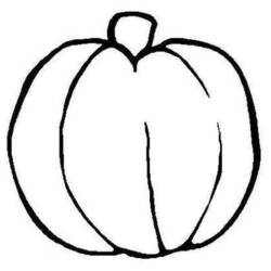Dibujo para colorear: Calabaza (Comida y Nutrición) #166881 - Dibujos para Colorear e Imprimir Gratis
