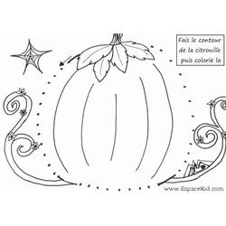 Dibujo Calabaza (Comida y Nutrición) #166894 para imprimir y colorear