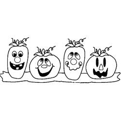 Dibujo para colorear: Calabaza (Comida y Nutrición) #166960 - Dibujos para Colorear e Imprimir Gratis