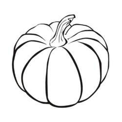 Dibujo para colorear: Calabaza (Comida y Nutrición) #167024 - Dibujos para Colorear e Imprimir Gratis