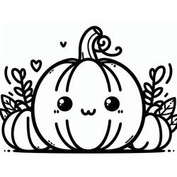 Dibujo Calabaza (Comida y Nutrición) #212147 para imprimir y colorear