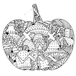 Dibujo Calabaza (Comida y Nutrición) #212153 para imprimir y colorear