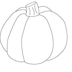 Dibujo Calabaza (Comida y Nutrición) #212160 para imprimir y colorear