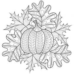 Dibujo Calabaza (Comida y Nutrición) #212161 para imprimir y colorear