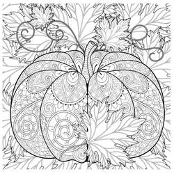 Dibujo Calabaza (Comida y Nutrición) #212163 para imprimir y colorear