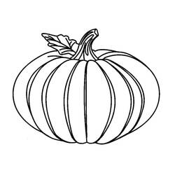 Dibujo Calabaza (Comida y Nutrición) #212164 para imprimir y colorear
