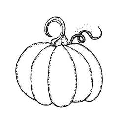 Dibujo Calabaza (Comida y Nutrición) #212181 para imprimir y colorear