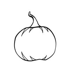 Dibujo Calabaza (Comida y Nutrición) #212193 para imprimir y colorear