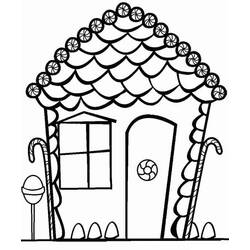 Dibujo para colorear: Casa de Jengibre (Comida y Nutrición) #199232 - Dibujos para Colorear e Imprimir Gratis