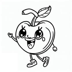 Dibujo para colorear: Cereza (Comida y Nutrición) #190088 - Dibujos para Colorear e Imprimir Gratis