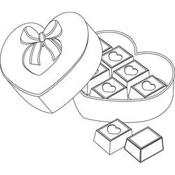 Dibujo para colorear: Chocolate (Comida y Nutrición) #214401 - Dibujos para Colorear e Imprimir Gratis