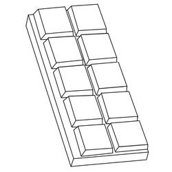 Dibujo para colorear: Chocolate (Comida y Nutrición) #214412 - Dibujos para Colorear e Imprimir Gratis